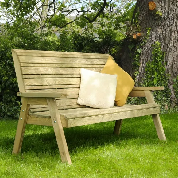 Freya 3 Seater Wooden Garden Bench