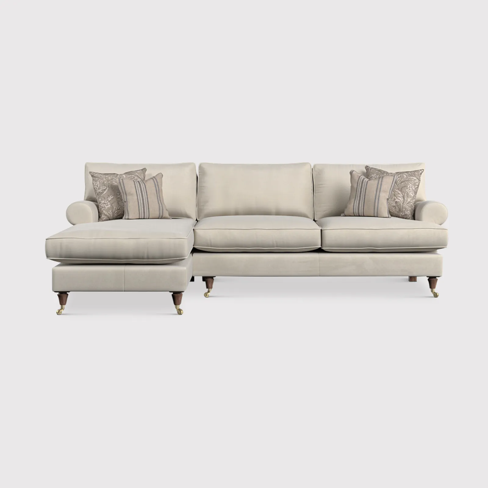 English Heritage Finch Large Lhf Chaise Sb, Neutral Fabric | Barker & Stonehouse 1