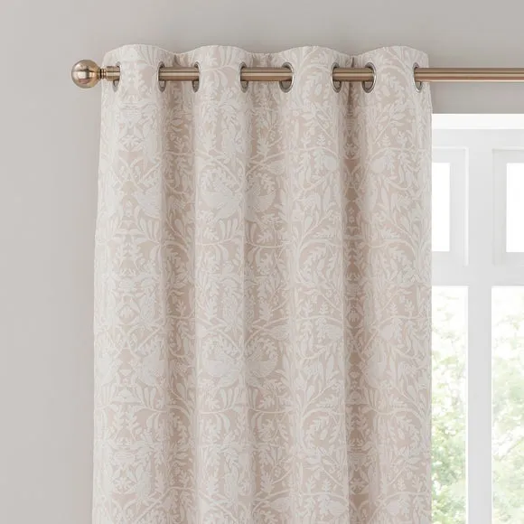 Alora Chenille Thermal Eyelet Curtains 1