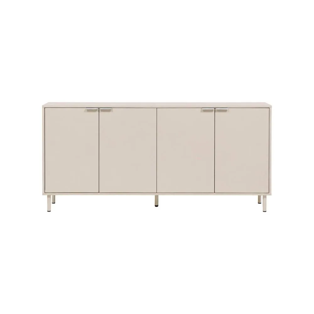 sweeek Sideboard 4 doors 160cm wood decor & metal in Beige 3