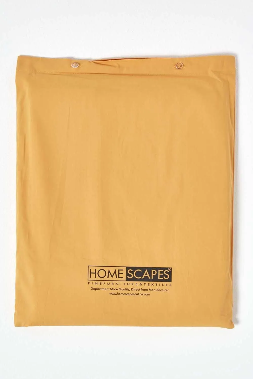 Homescapes Egyptian Cotton Deep Fitted Sheet 18 inch 200 Thread Count in Mustard 5