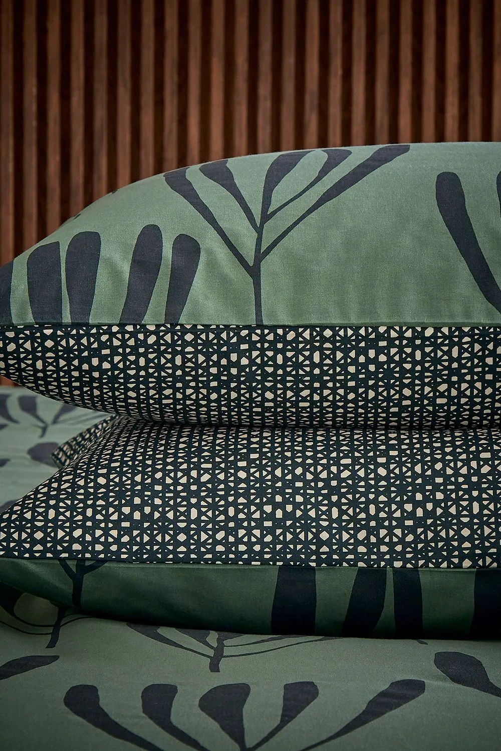 Helena Springfield 'Calla' Cotton Duvet Cover Set in Green 5