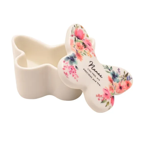 The Cottage Garden Butterfly Ceramic Trinket Box 3
