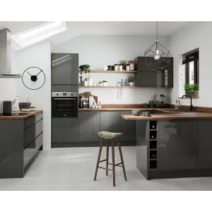 Wickes Madison Dark Grey Wall Unit - 800mm