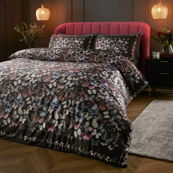 Soiree Papillon Duvet Cover & Pillowcase Set 1