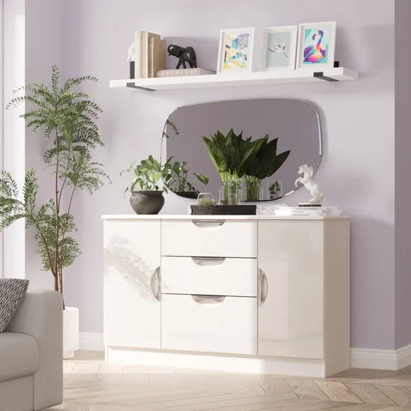 Rowe 2 Door 3 Drawer Wide Sideboard 1