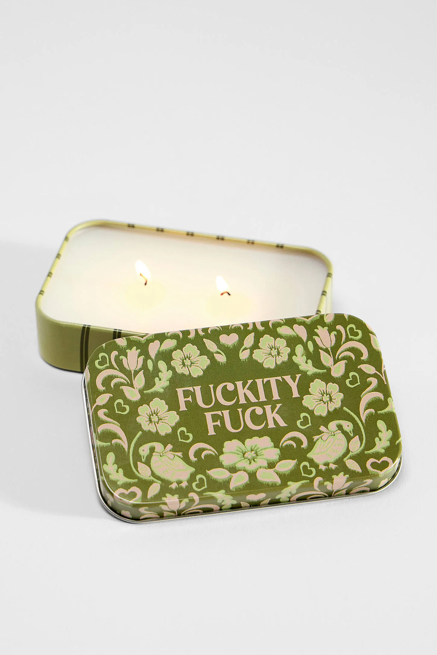 F*ckity F*ck Tin Candle - Green 3
