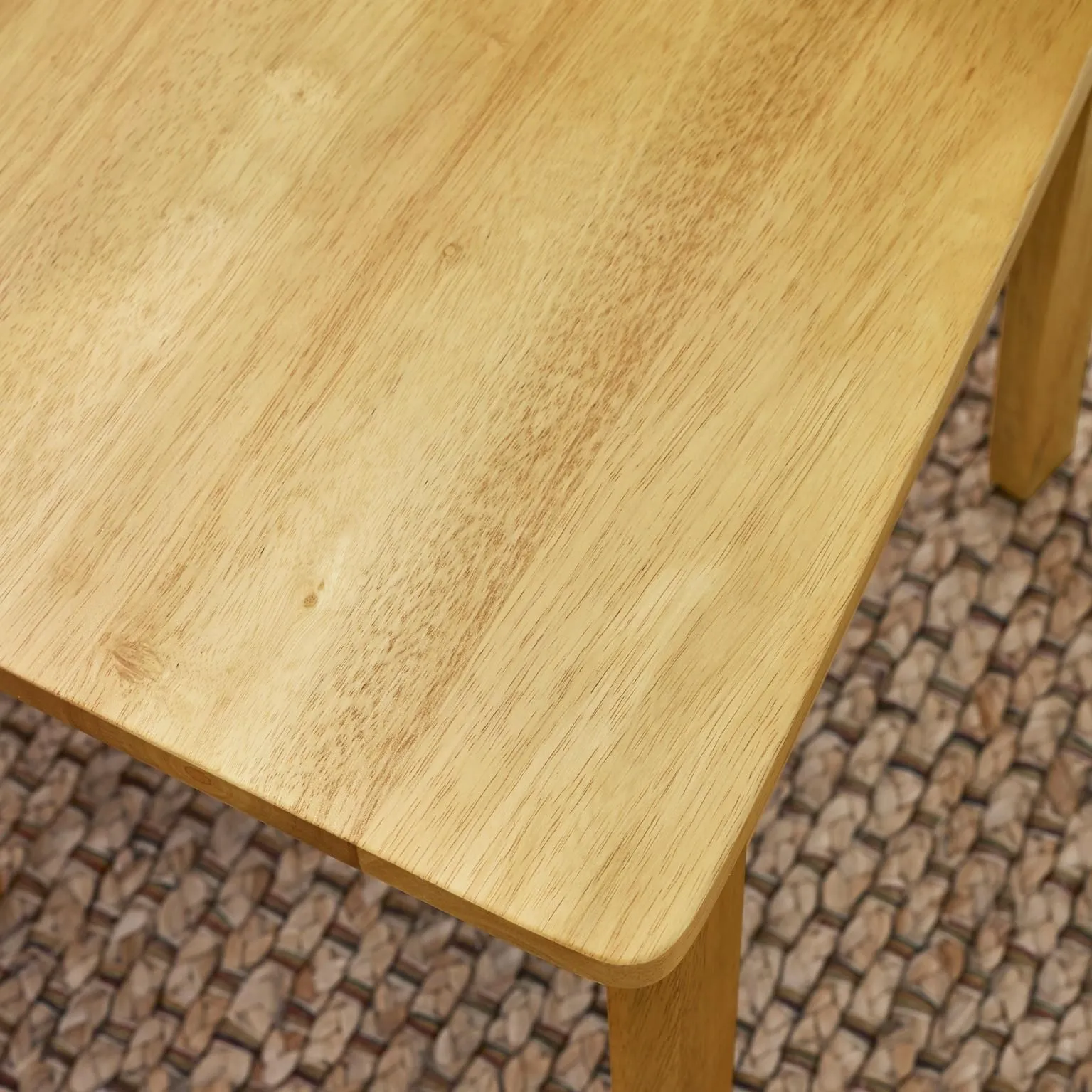 FurnitureboxUK Millford x2 Solid Wood Crossback Dining Chairs in Light Oak 6