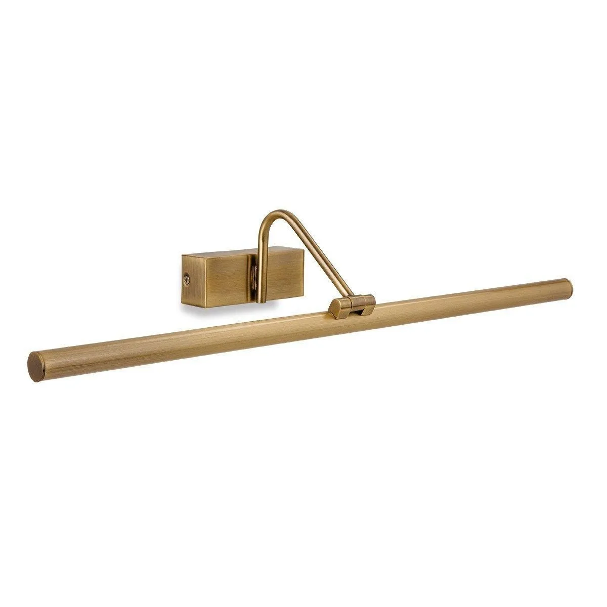 Netlighting LED 1 Light Picture Wall Light Antique Brass in Gold
