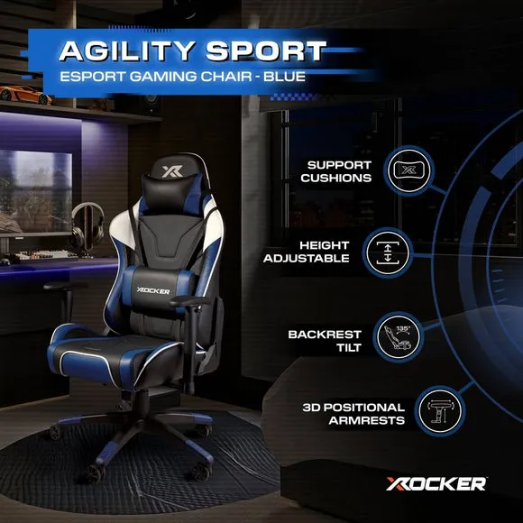 X Rocker Agility Sport Office Gaming Chair 2