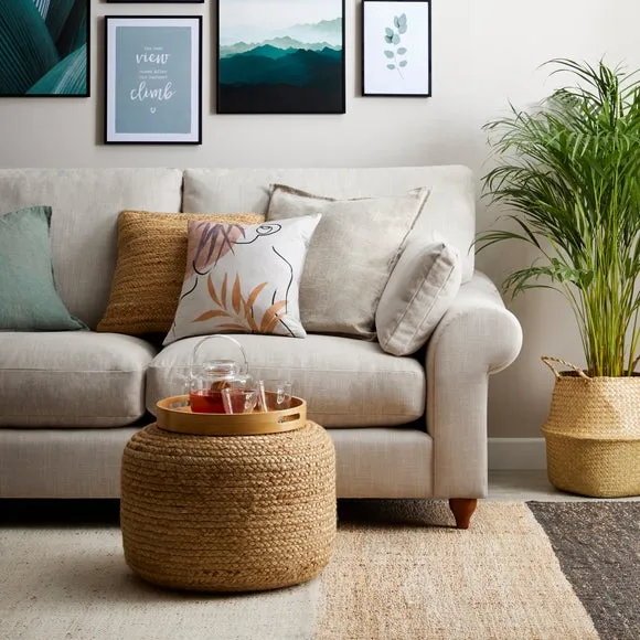 Jute Natural Pouffe 5