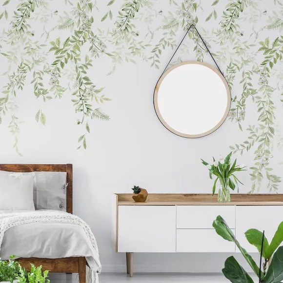 Leaf Trail Wall Mural 3