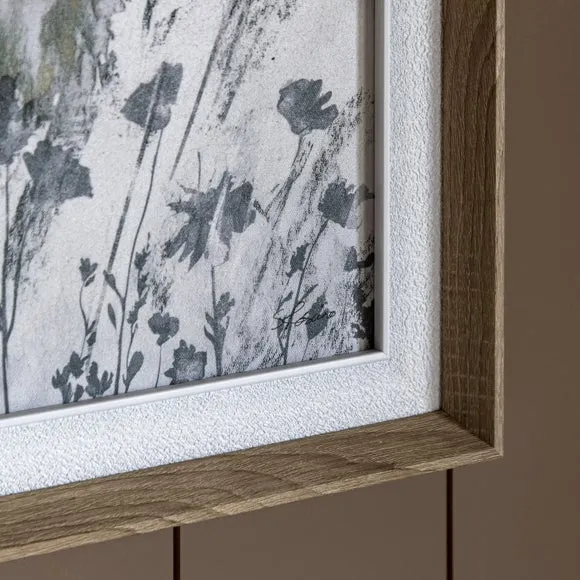 Cedar and Sage Set of 2 Botanical Hares Framed Canvases 3