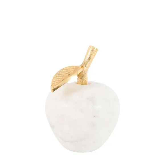Cedar & Sage Perla Marble Apple Ornament 6