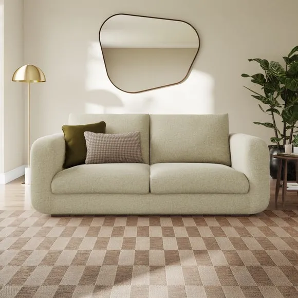 Luca Soft Chenille 3 Seater Sofa