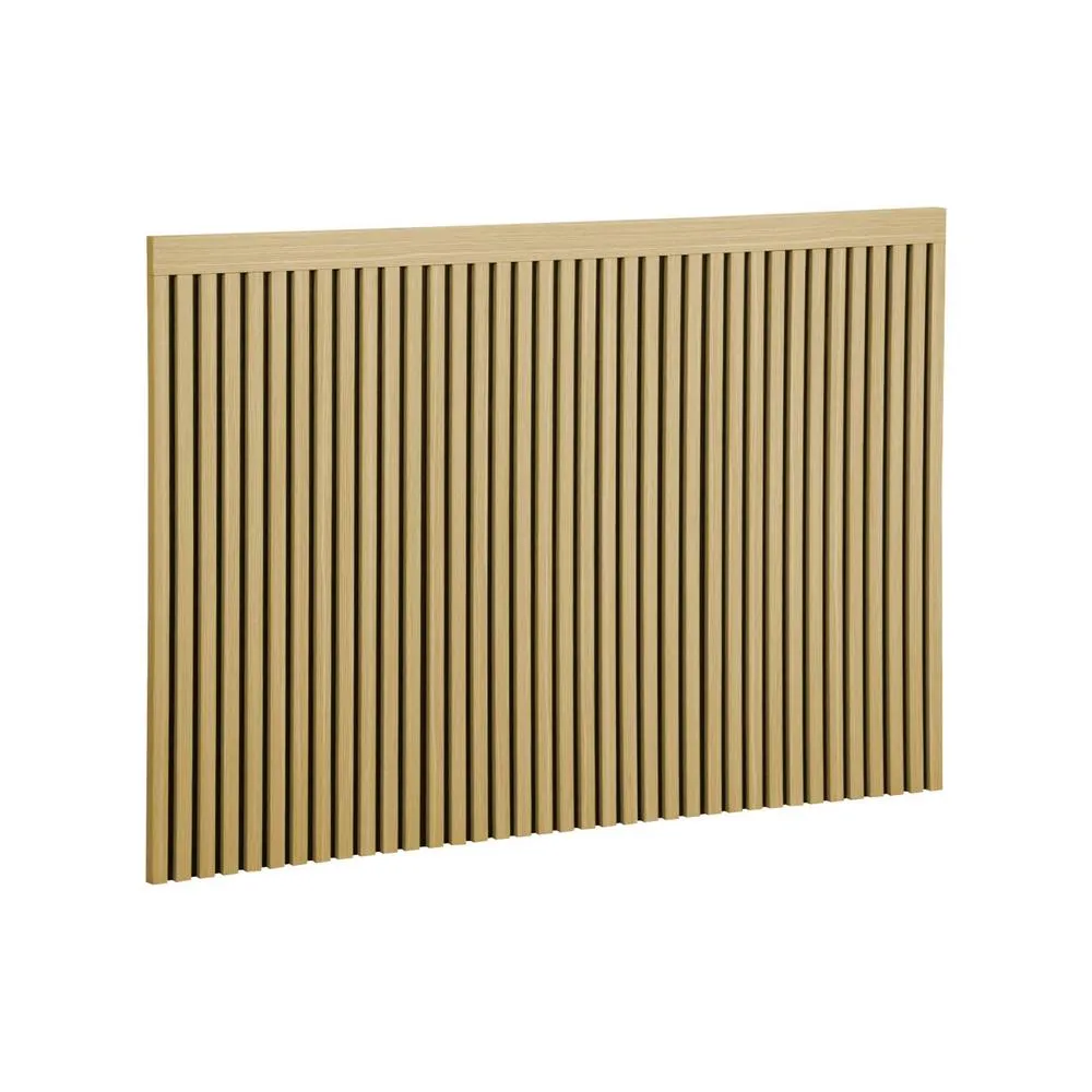 sweeek Decorative headboard with wood slats 140cm in Beige 2