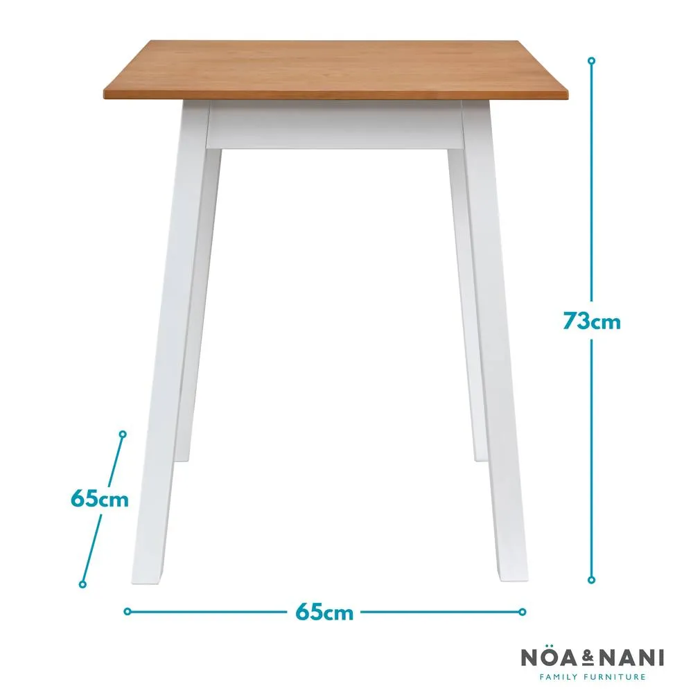 Nöa and Nani Annika Liten Kitchen Dining Table in Natural Pine & White 5