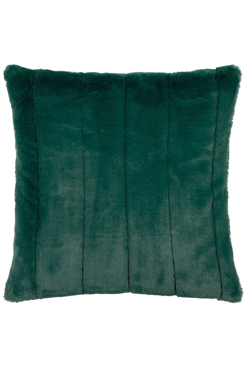 Paoletti Empress Alaskan Faux Fur Large Cushion in Emerald 1