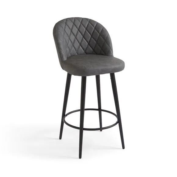 Astrid Bar Stool, Faux Leather 6