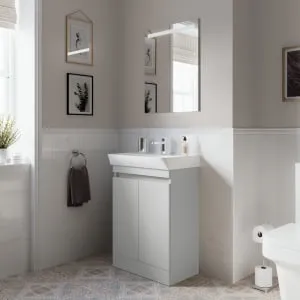 Wickes Easton White Vanity Unit - 800 x 600mm 2
