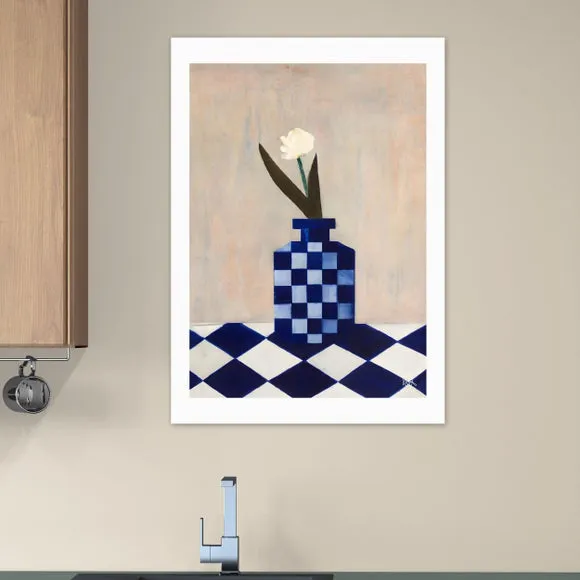 East End Prints Check the Vase Print 1