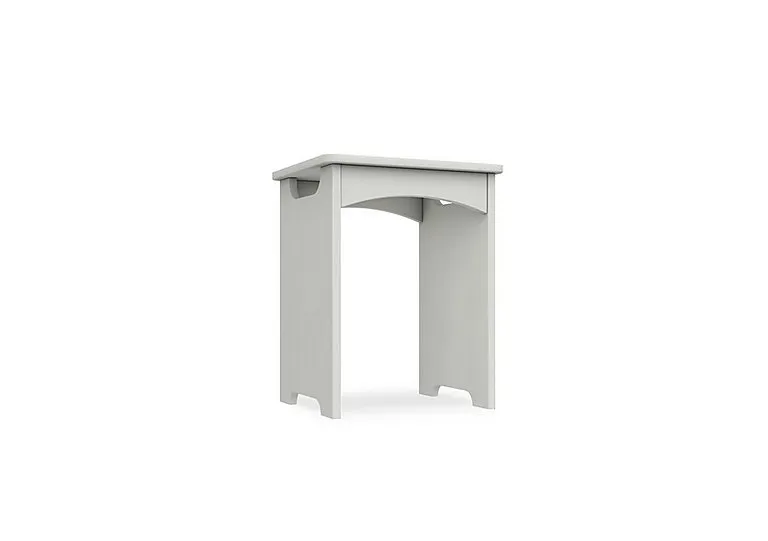 Kings Cross Dressing Table Stool - White