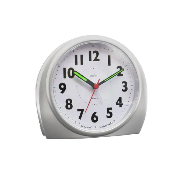 Acctim Jefferson Non Ticking Analogue Alarm Clock 5