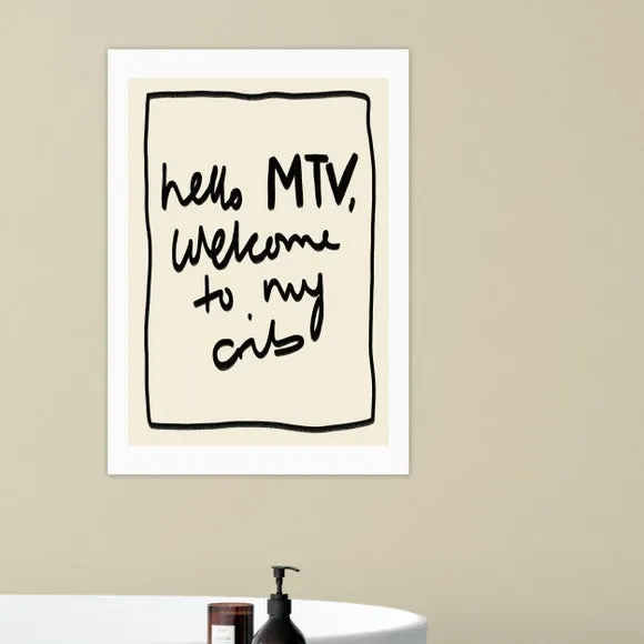 East End Prints Hello MTV Print 1