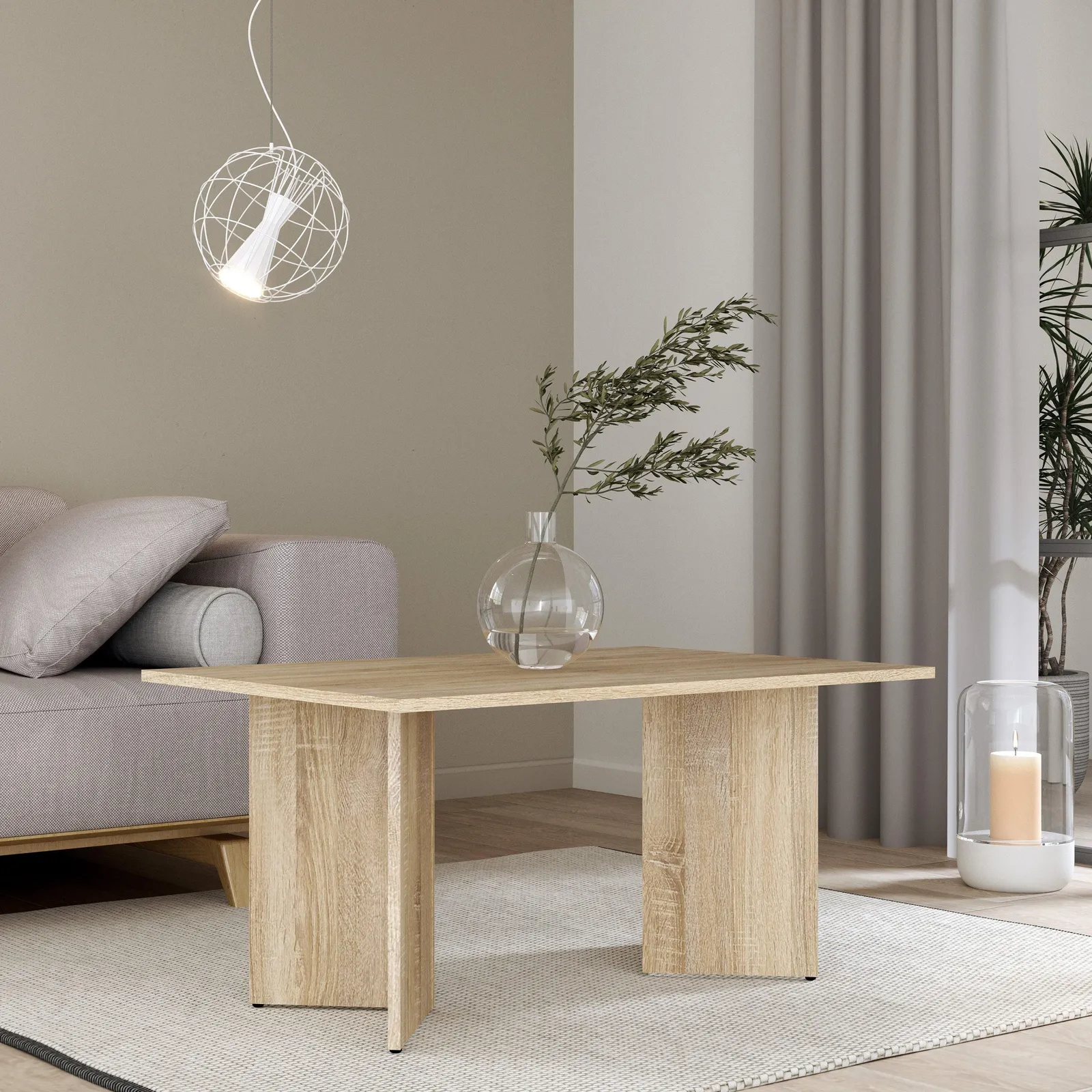 Furniture To Go Karon Coffee Table in Light Oak 3