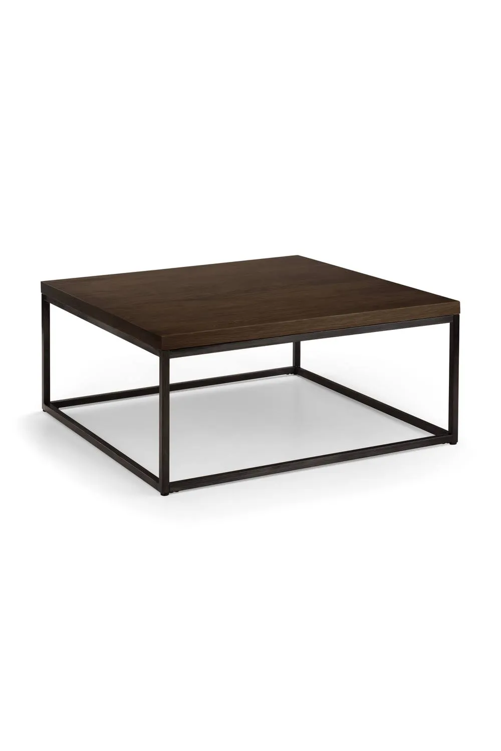 Julian Bowen Brooklyn Square Coffee Table in Dark Brown 2