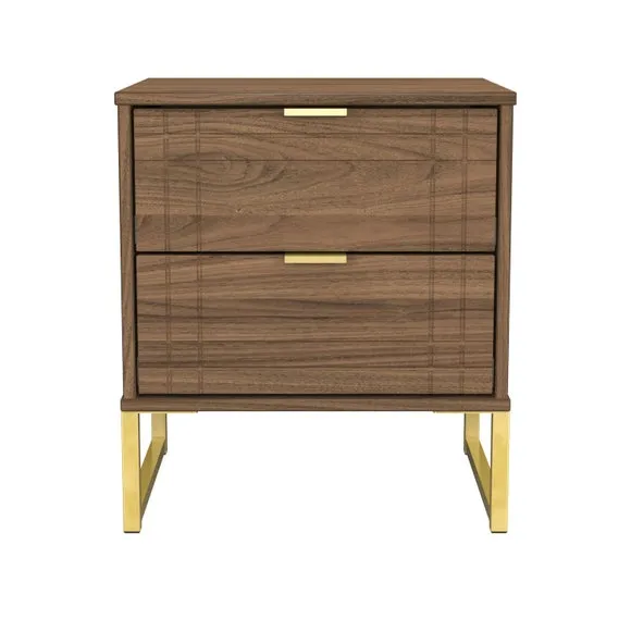 Darlton 2 Drawer Bedside Table 2