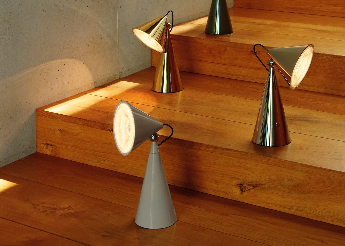 Tom Dixon Pose LED Portable Table Lamp Indigo 3