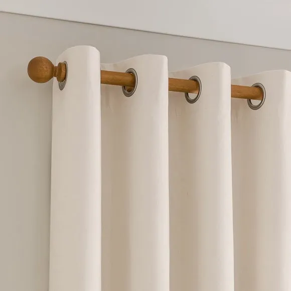 Luna Brushed Eyelet Curtains (Blackout Available) 1