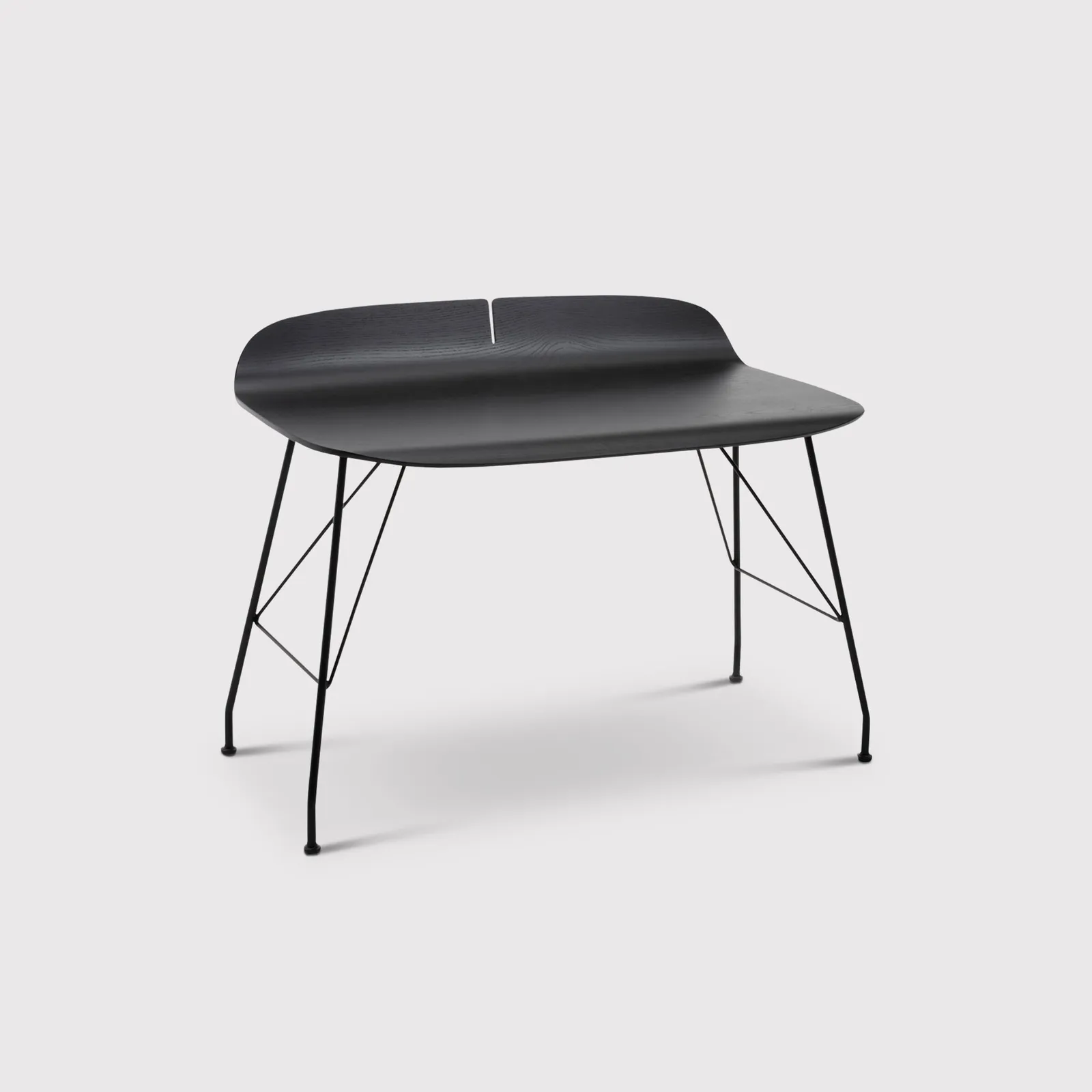 Kartell Earl Of Wood Desk, Black | Barker & Stonehouse 1