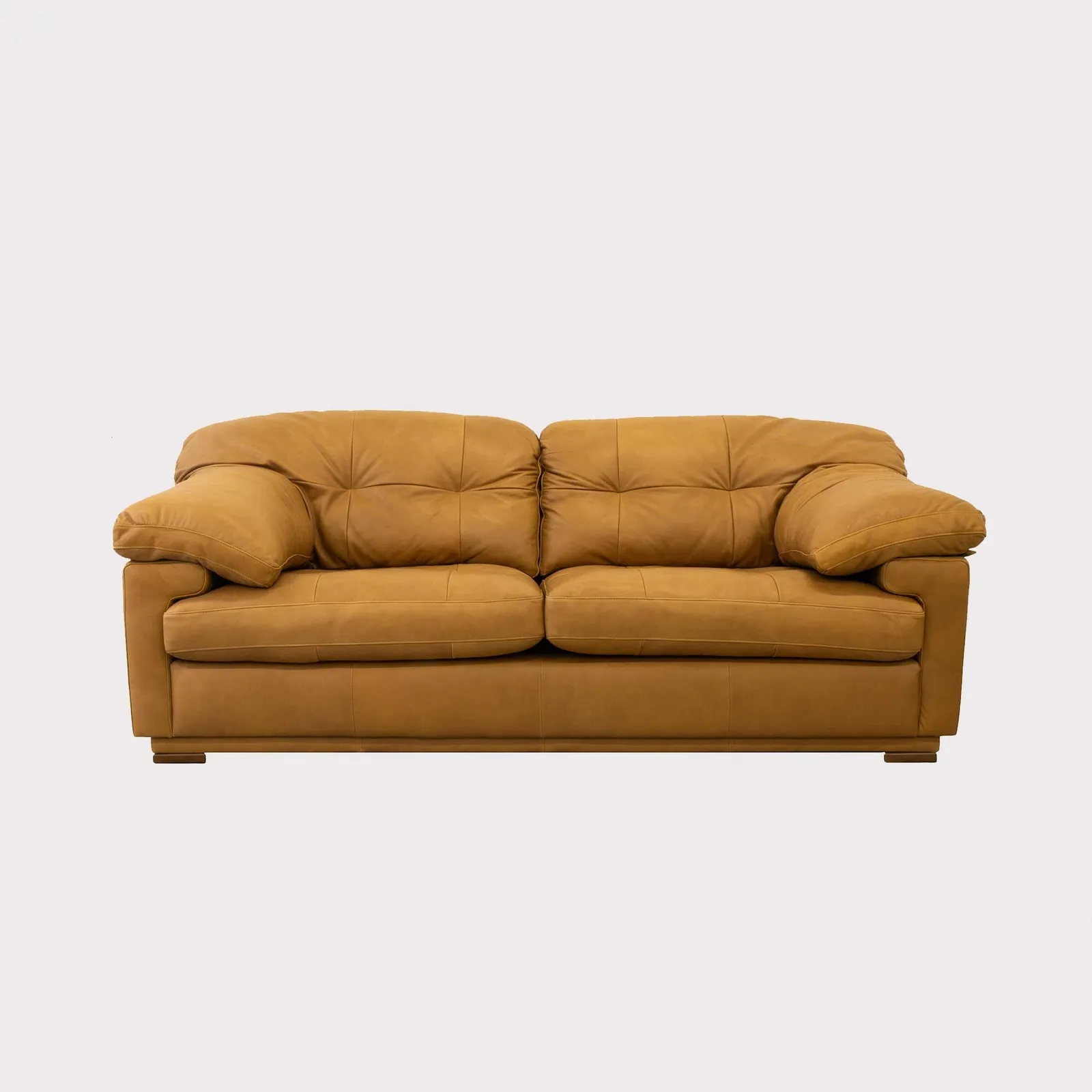 Langley 3 Seater Sofa, Brown Leather | Barker & Stonehouse