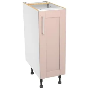 Wickes Ohio Dusky Pink Shaker Base Unit - 300mm
