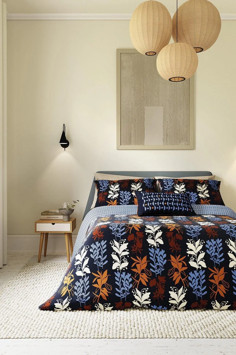 Helena Springfield 'Frey' Cotton Duvet Cover Set in Blue