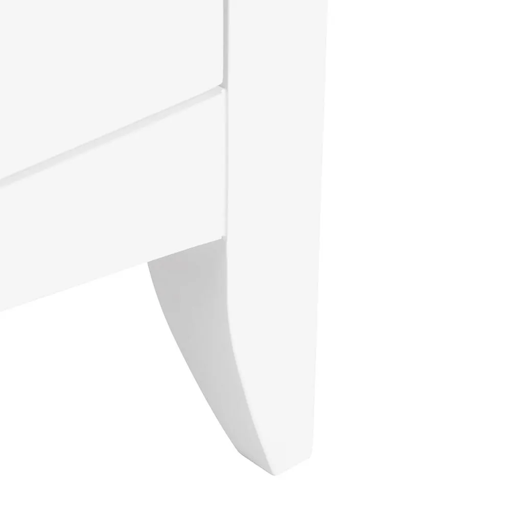 Statement Furniture Edward Hopper Dressing Table with 8 Drawers in White 6
