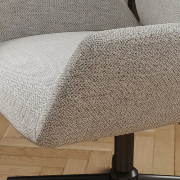 Ginny Swithland Herringbone Swivel Office Chair 4