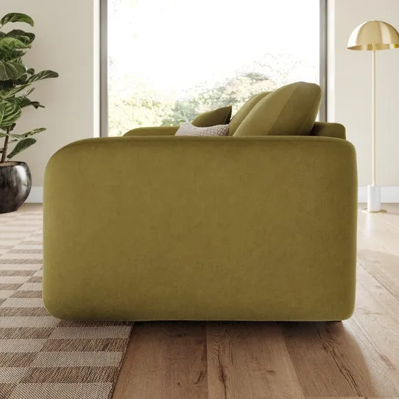 Luca Matte Soft Velvet 2 Seater Sofa 2