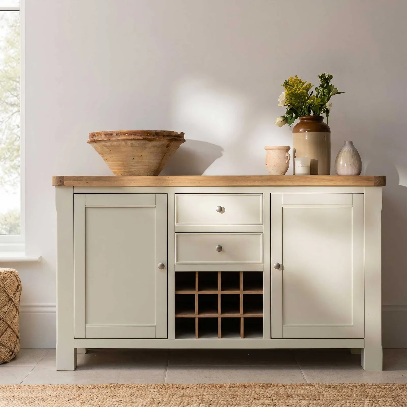 Witney Wide Sideboard 150X45X85.7Cm, Neutral Wood | Barker & Stonehouse 2
