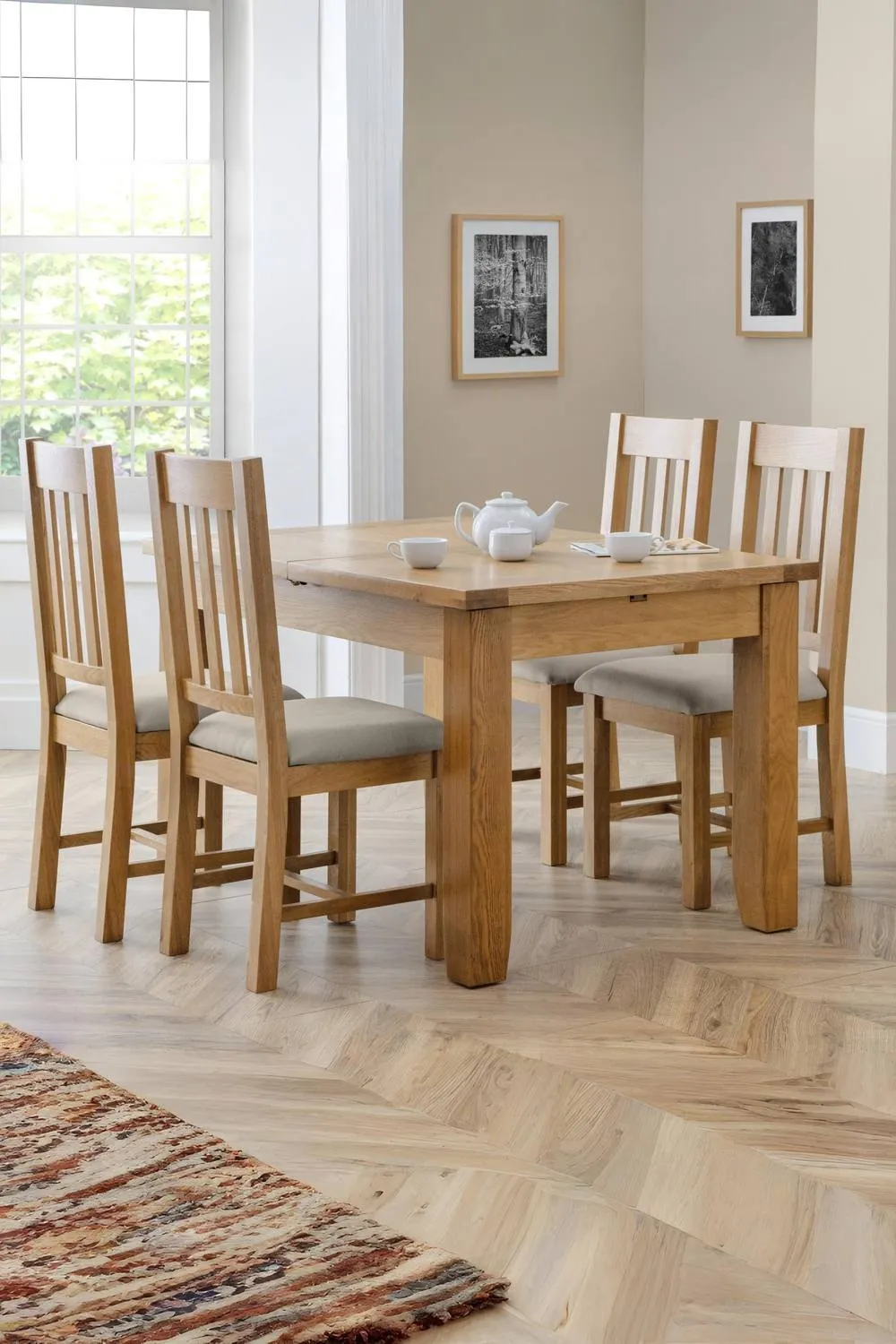 Julian Bowen Hereford Dining Chair (Set of 2) in Light Oak 2
