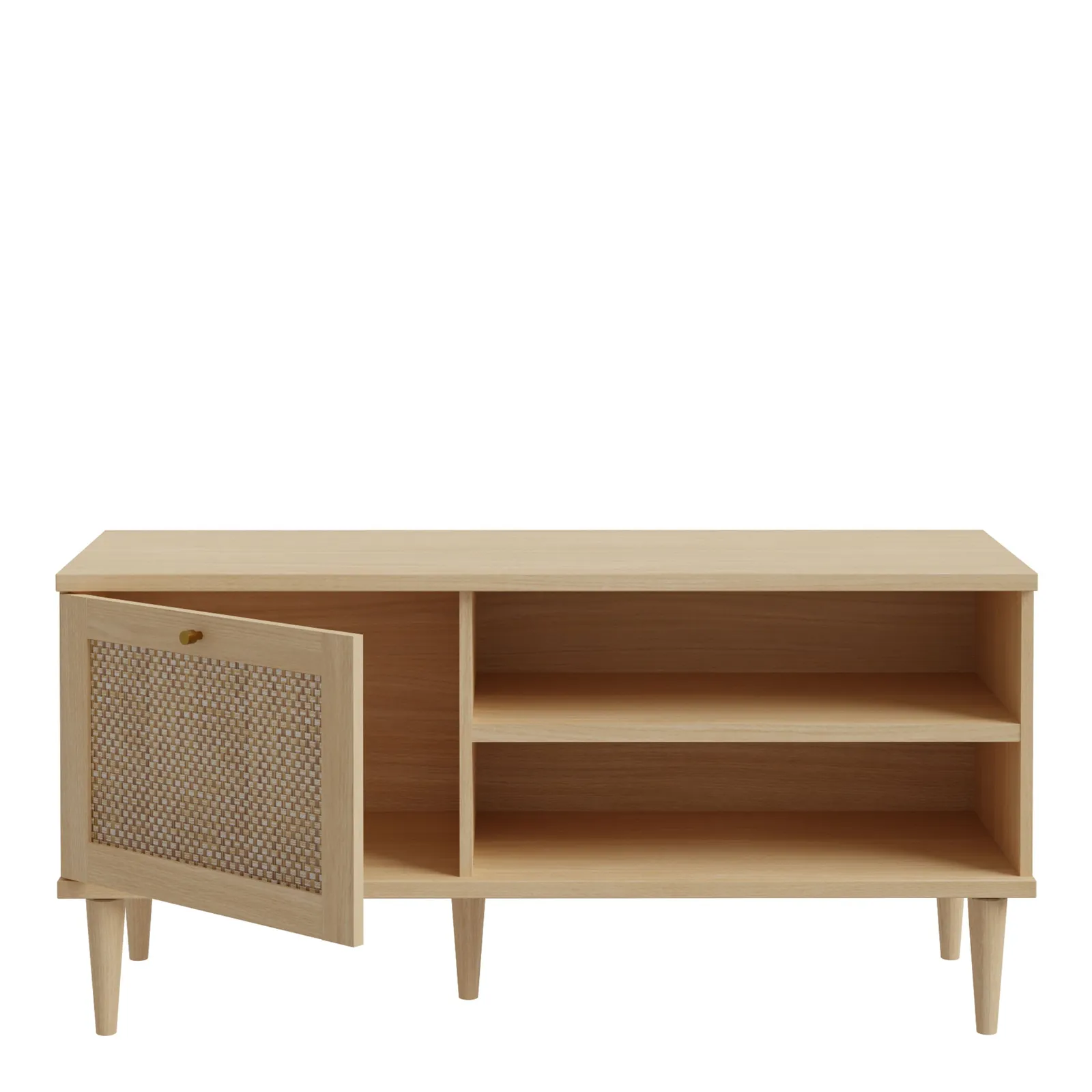Furniture To Go Calasetta TV Unit in Rattan in Light Brown 6