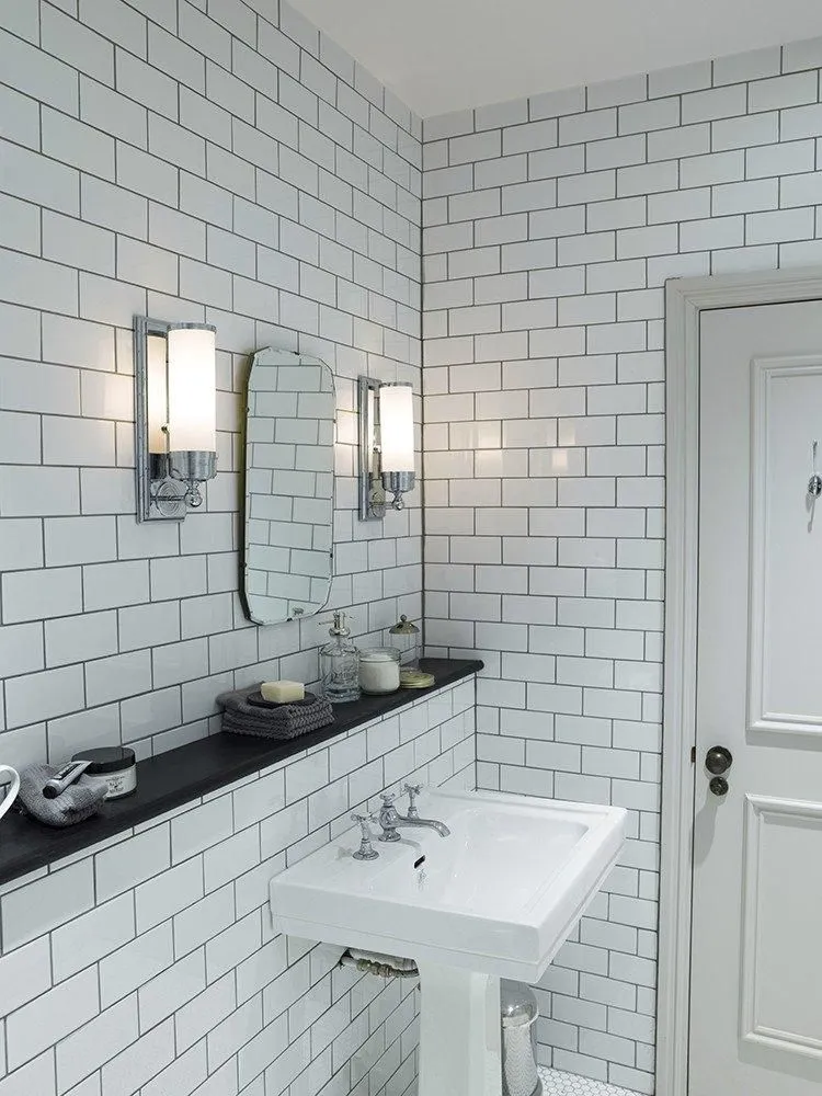 Netlighting Worcester 1 Light Bathroom Wall Light Polished Chrome IP44 G9 in Grey 2