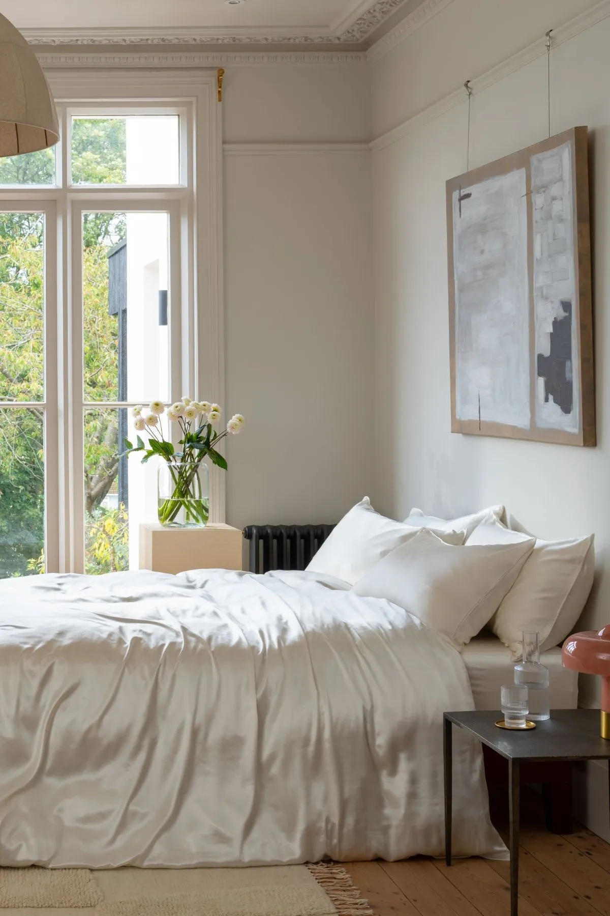 Soak&Sleep Ivory Pure Mulberry Silk 30cm Fitted Sheet