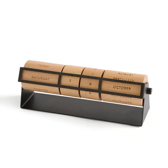Desktop Wooden Date Block 3