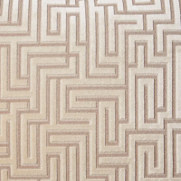 Greek Key Cut Square Cushion 2