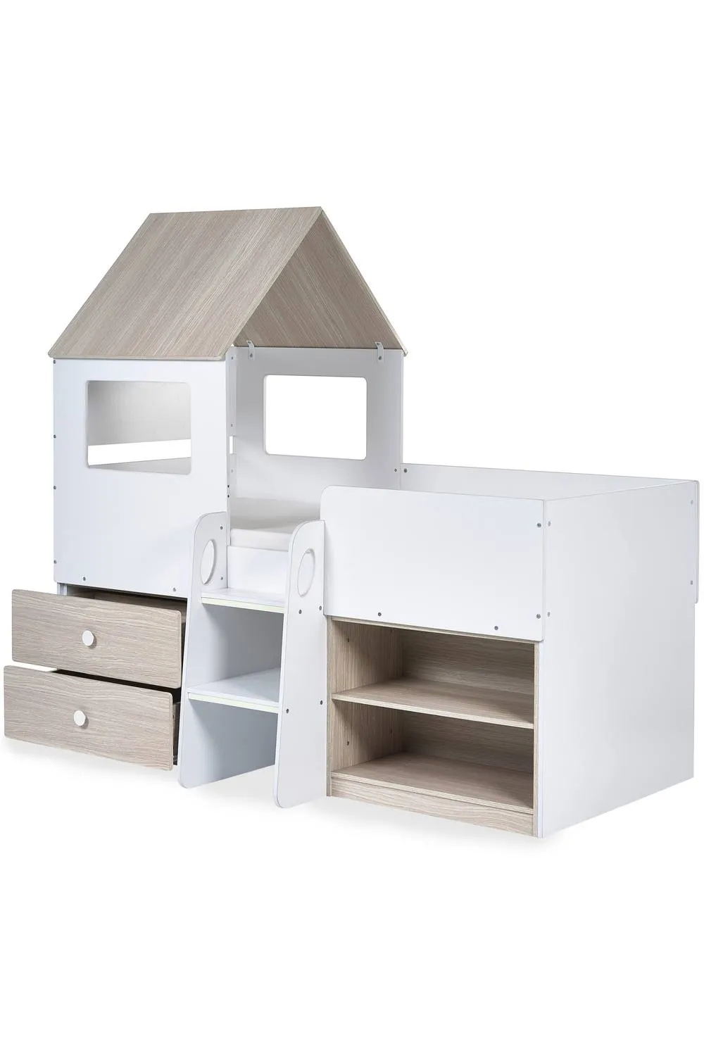 Julian Bowen Orpheus Treehouse Midsleeper Cabin Bed in Natural 4