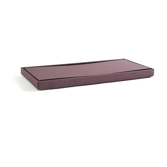 Faux Linen Rectangular Ottoman 4
