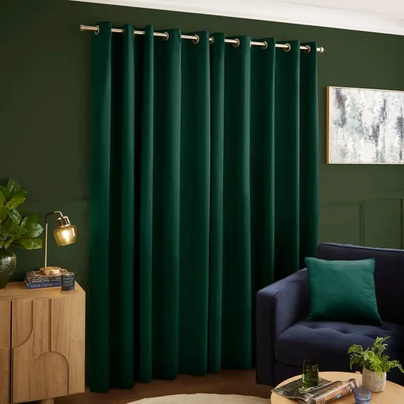 Luxe Velour Eyelet Curtains (Blackout Available) 4